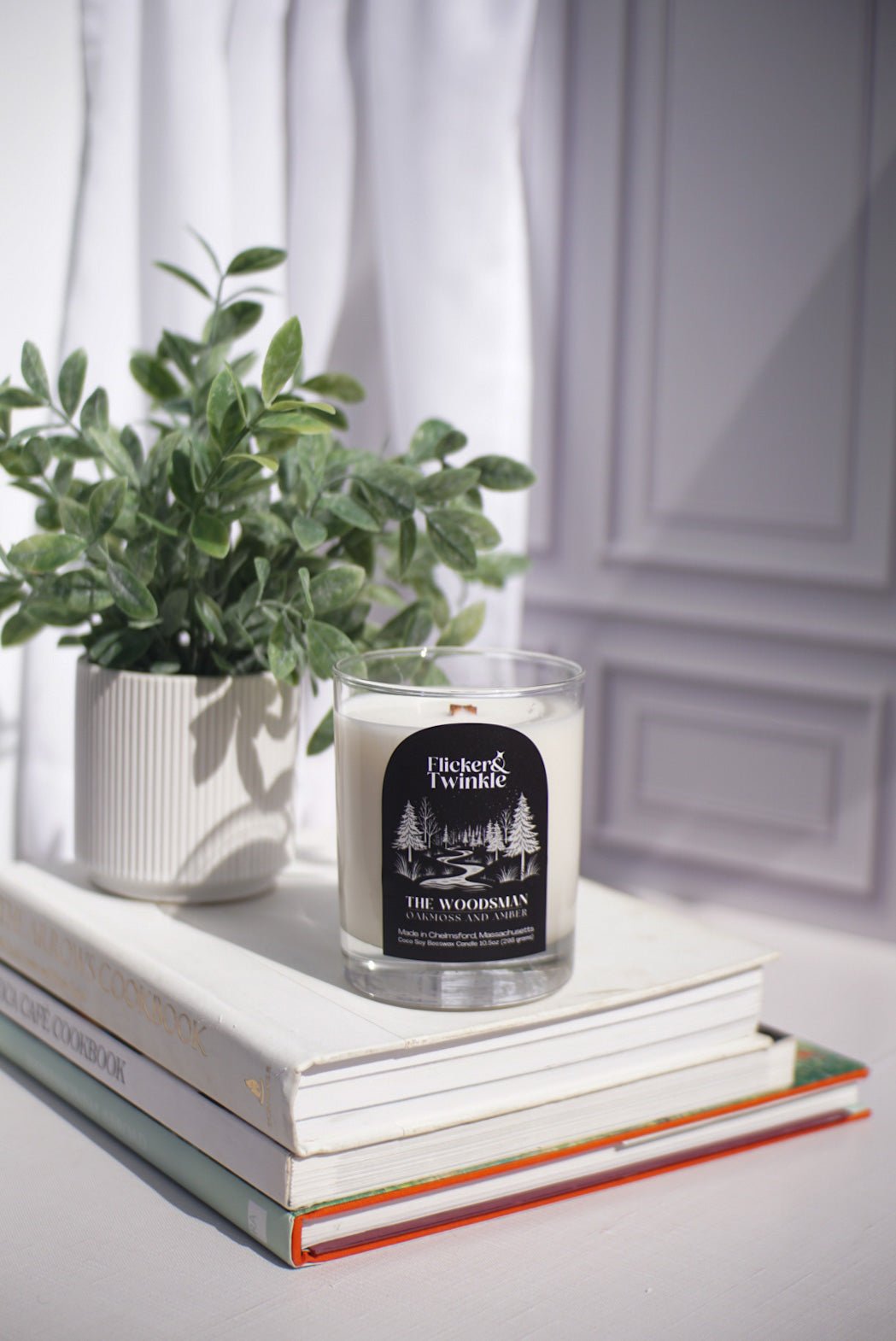 The Woodsman Coconut Wax Candle