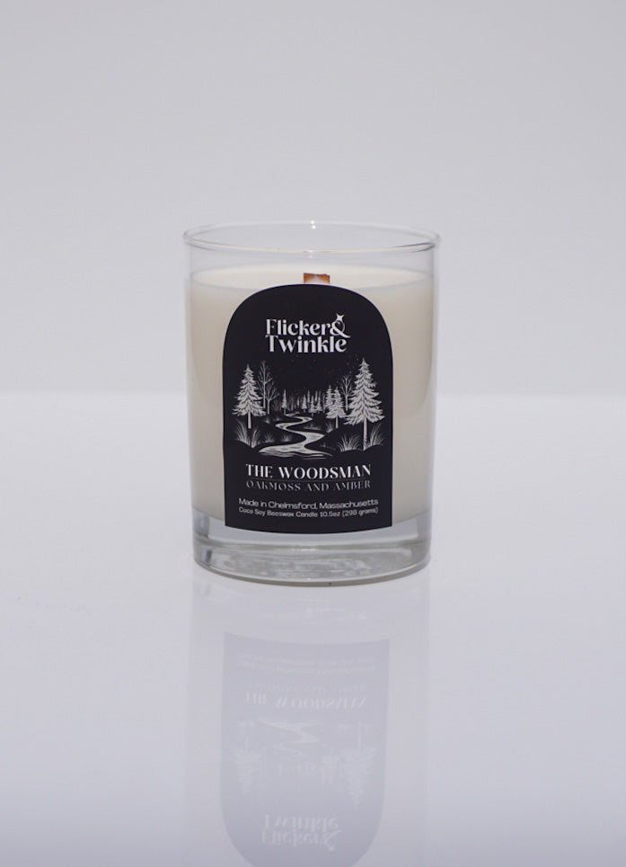The Woodsman Coconut Wax Candle