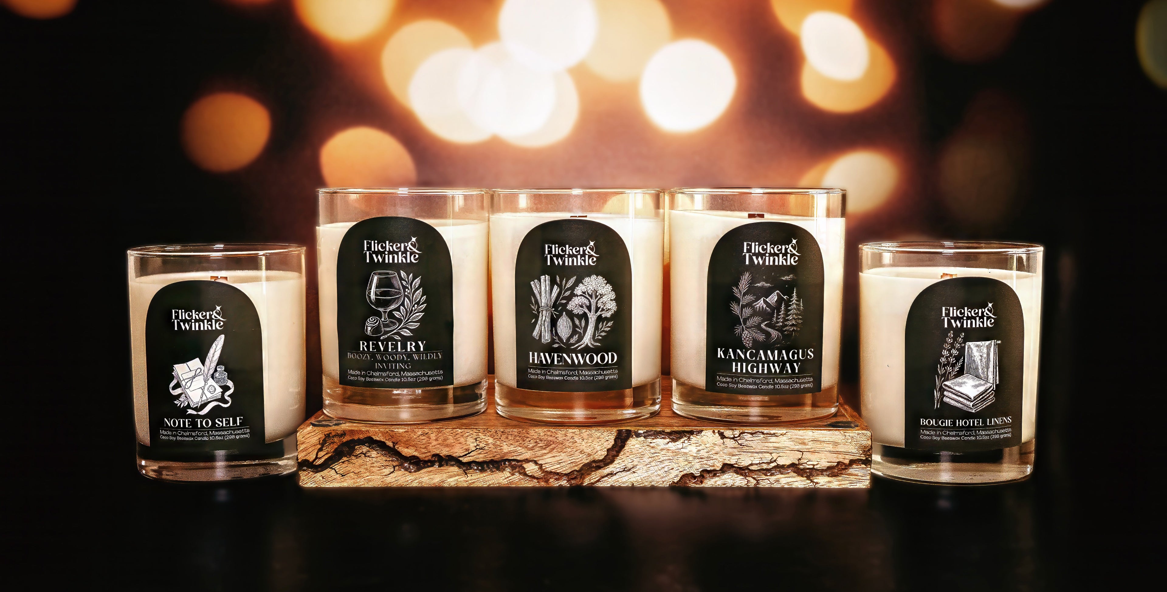 4 Coconut Wax Candle