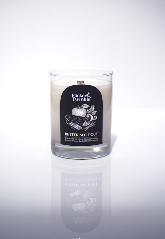 Better Not Pout Coconut Soy Beeswax Candle
