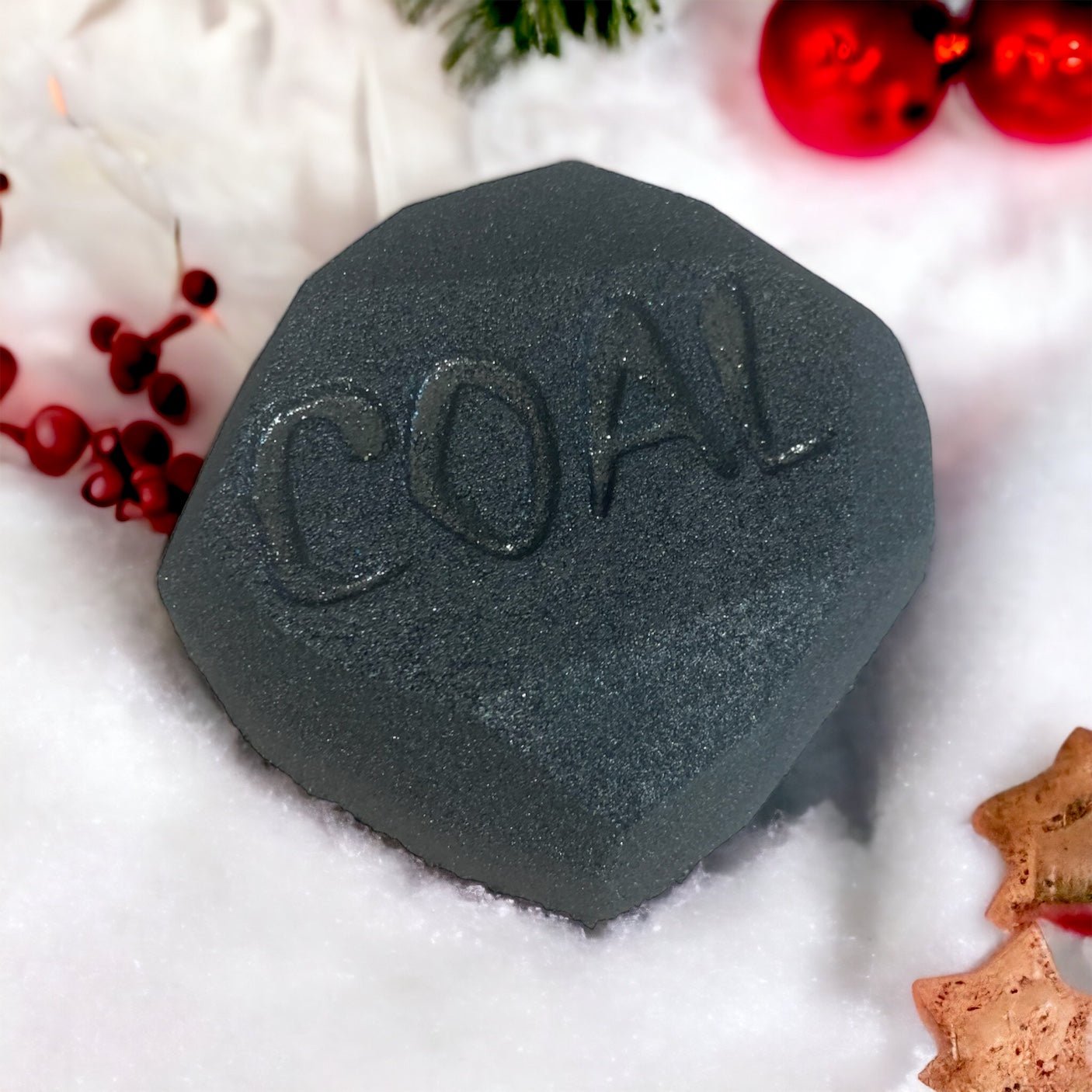 Bath Bomb - Coal Bath Bomb