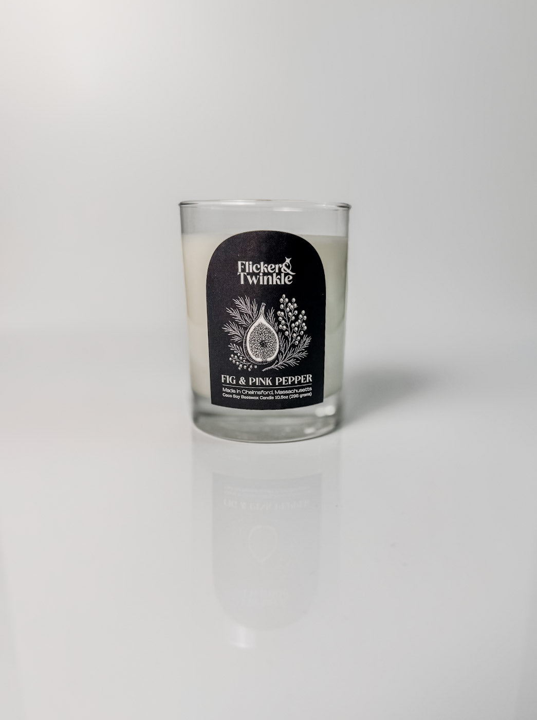 Fig and Pink Pepper Coconut Soy Beeswax Candle