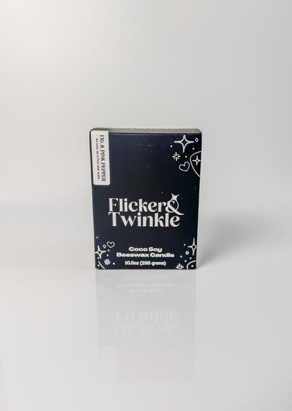 Fig and Pink Pepper Coconut Soy Beeswax Candle