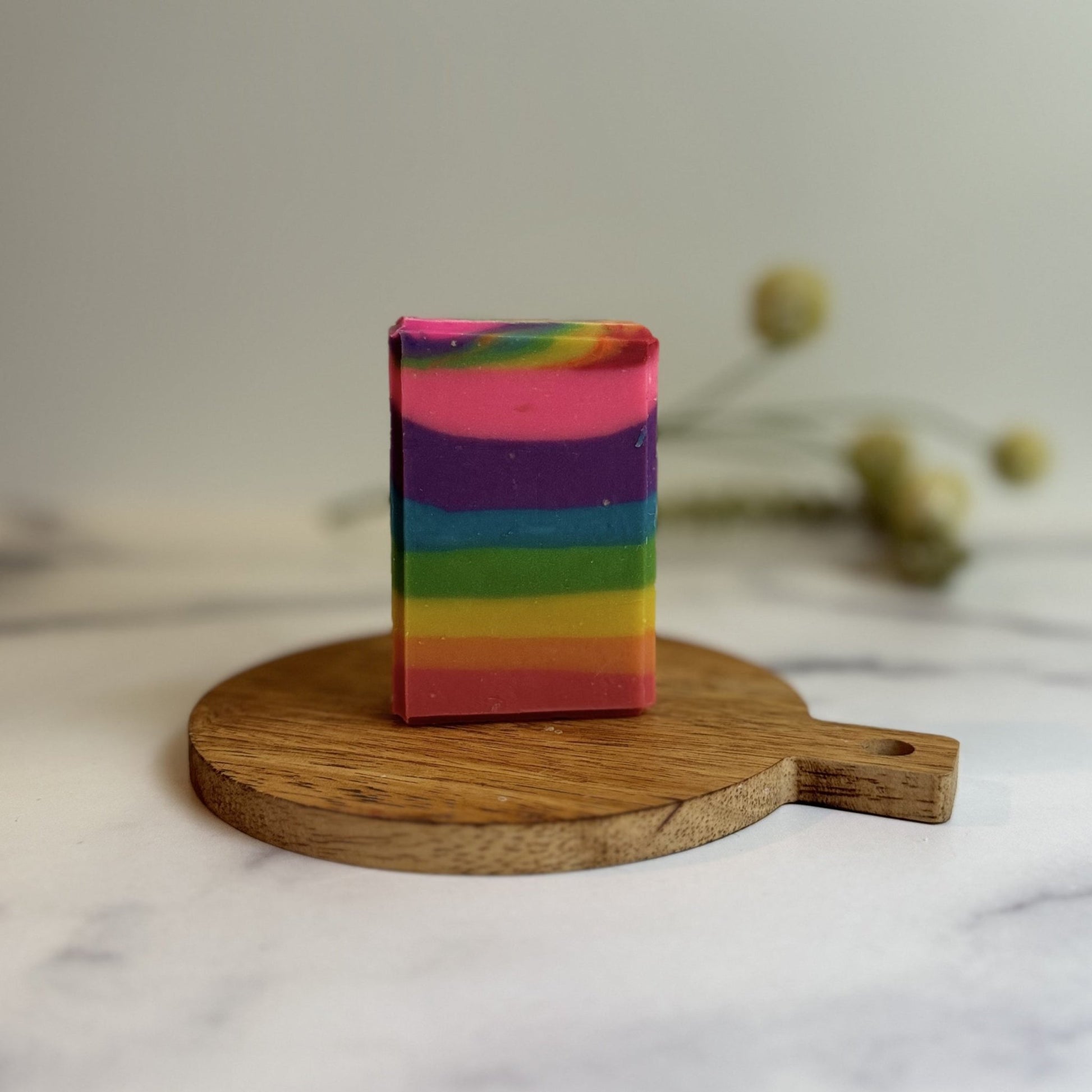 Bar Soap - Rainbow Goat Milk Soap