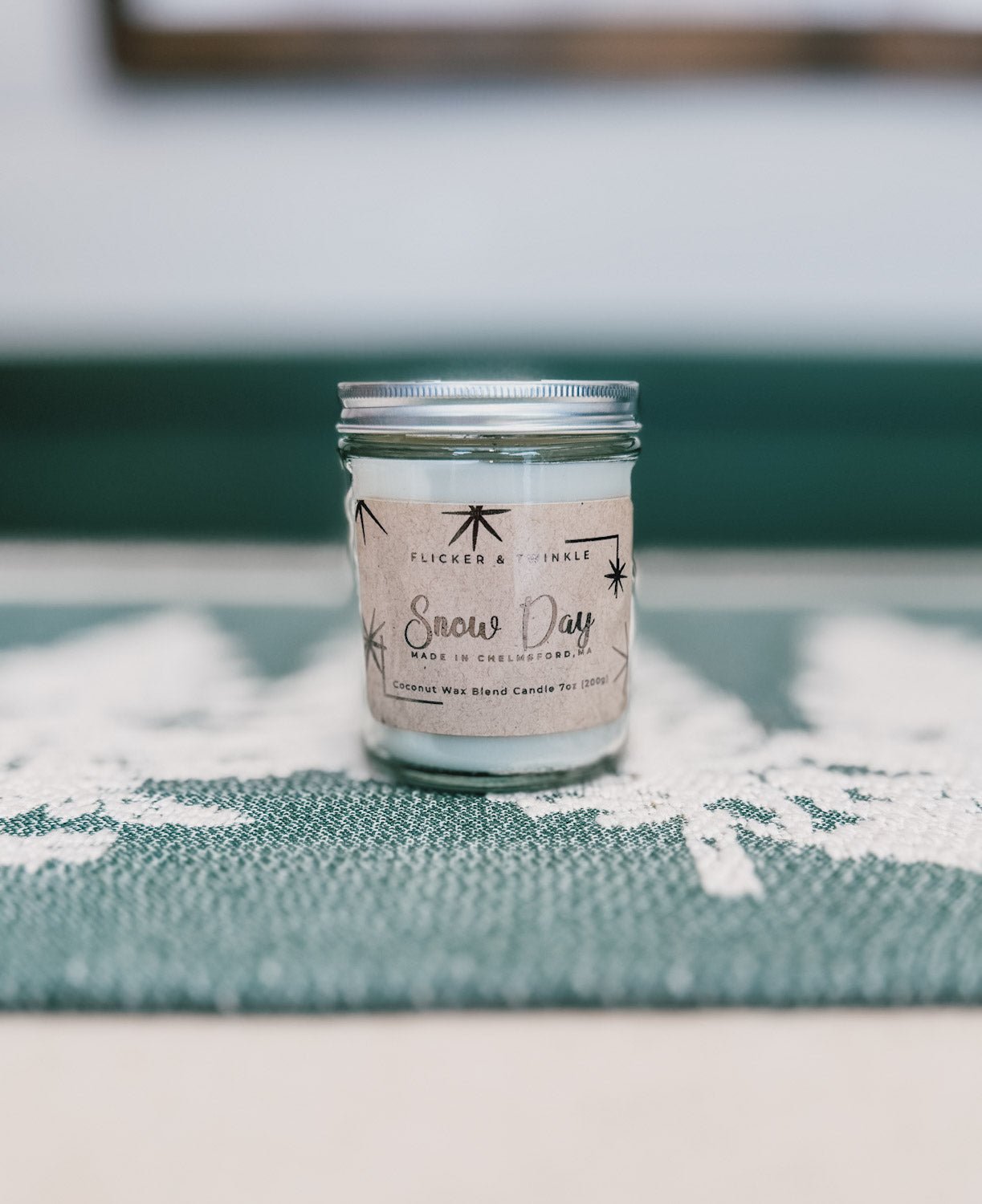 Snow Day Coconut Wax Candle