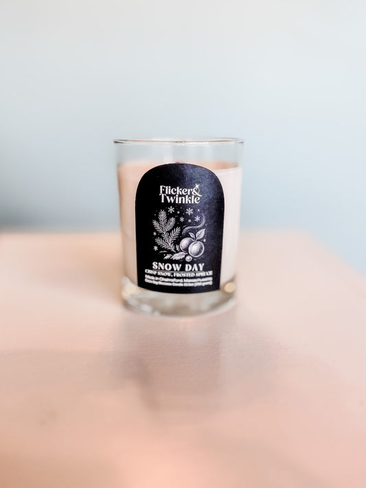 Snow Day Coconut Wax Candle