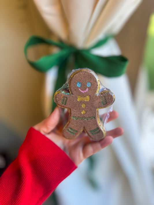 Gingerbread Man Bath Bomb
