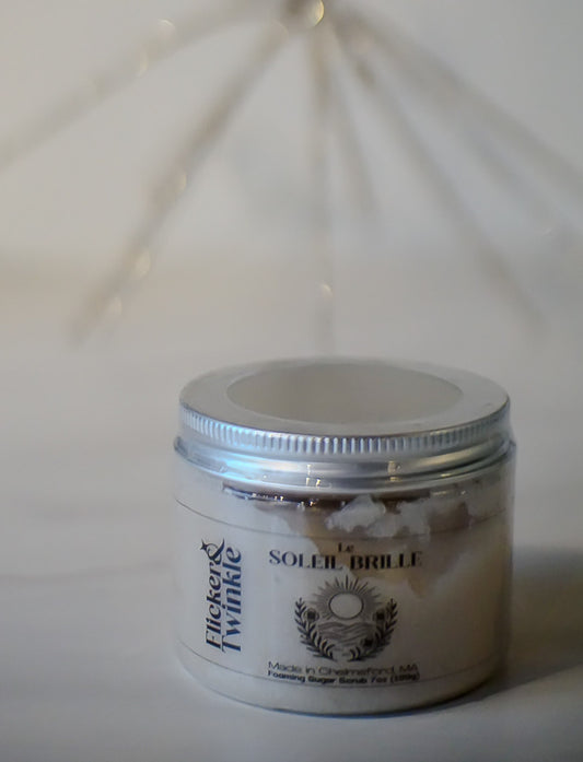 le Soleil brille scented foaming sugar scrub