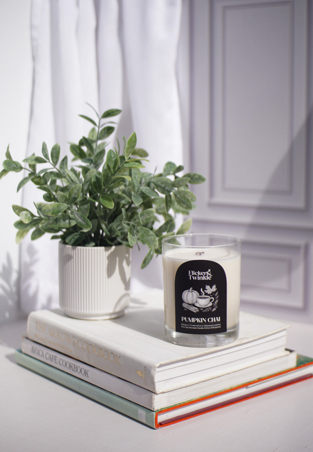 Pumpkin Chai- Coconut Soy Beeswax Candle