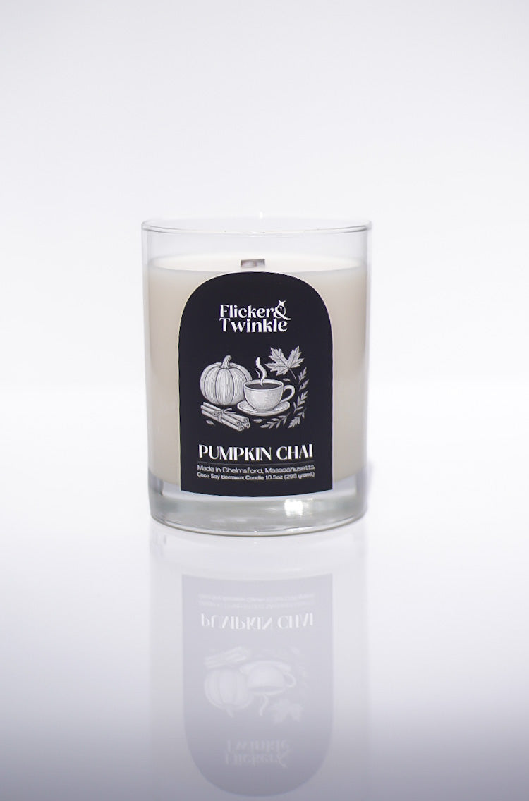 Pumpkin Chai- Coconut Soy Beeswax Candle