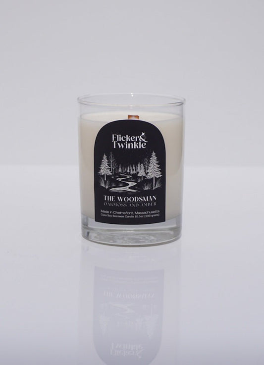 The Woodsman Coconut Wax Candle