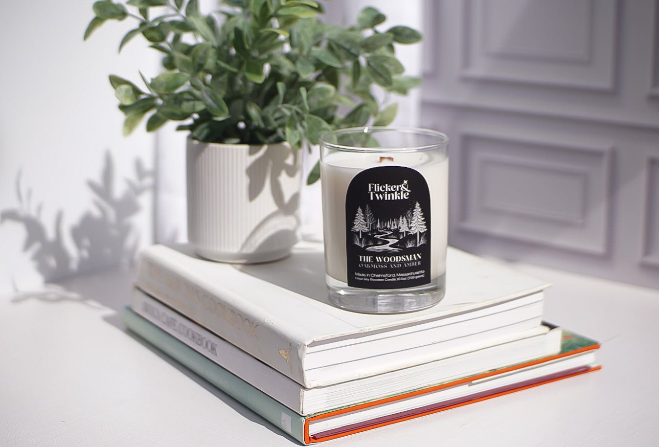 The Woodsman Coconut Wax Candle