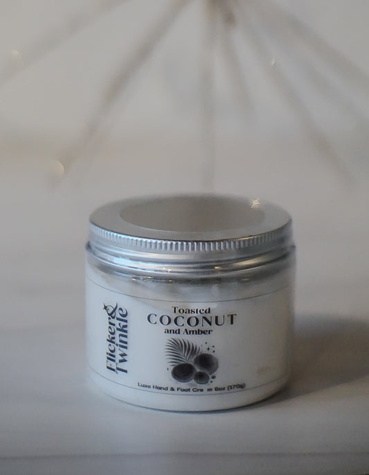 Toasted Coconut scented luxury non greasy hand cream