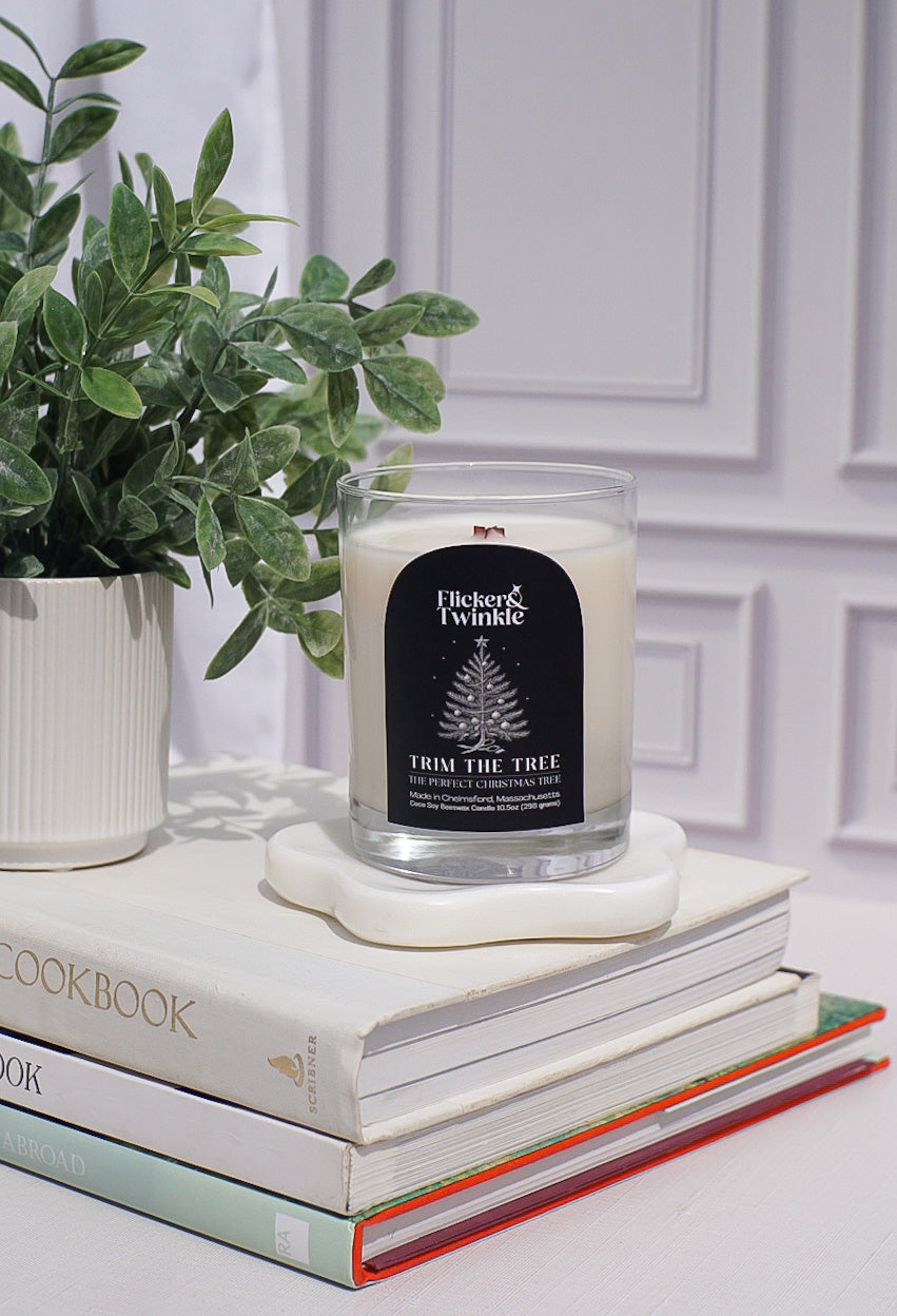 Trim the Tree Coconut Wax Candle