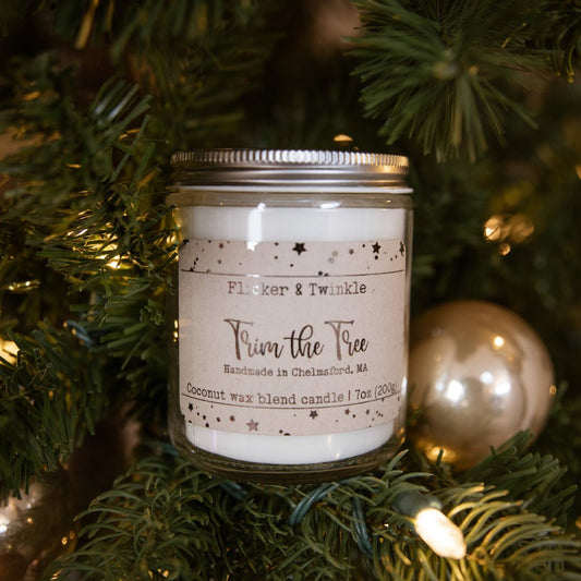 Trim the Tree Coconut Wax Candle