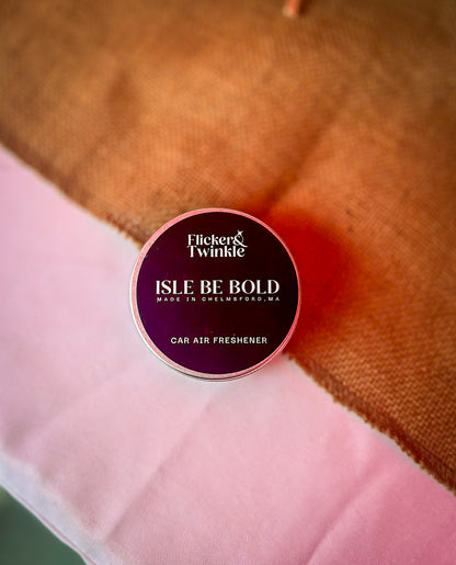 Isle Be Bold Car Freshener – Tropical Citrus, Coconut & Vacation Energy
