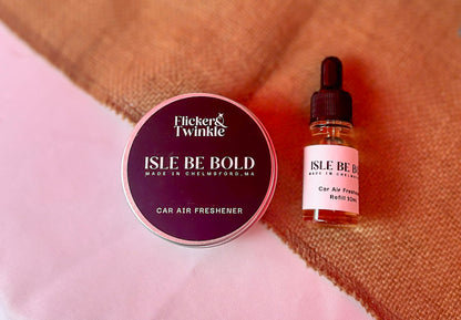 Isle Be Bold Car Freshener – Tropical Citrus, Coconut & Vacation Energy