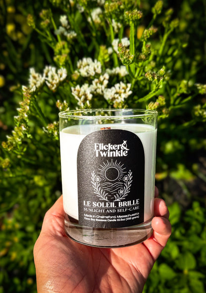 le Soleil Brille Coconut Soy Beeswax Candle