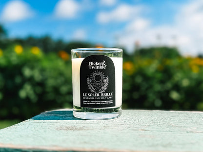 le Soleil Brille Coconut Soy Beeswax Candle