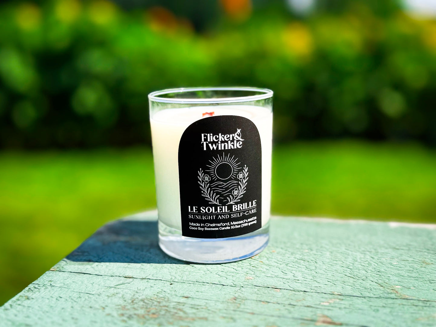 le Soleil Brille Coconut Soy Beeswax Candle