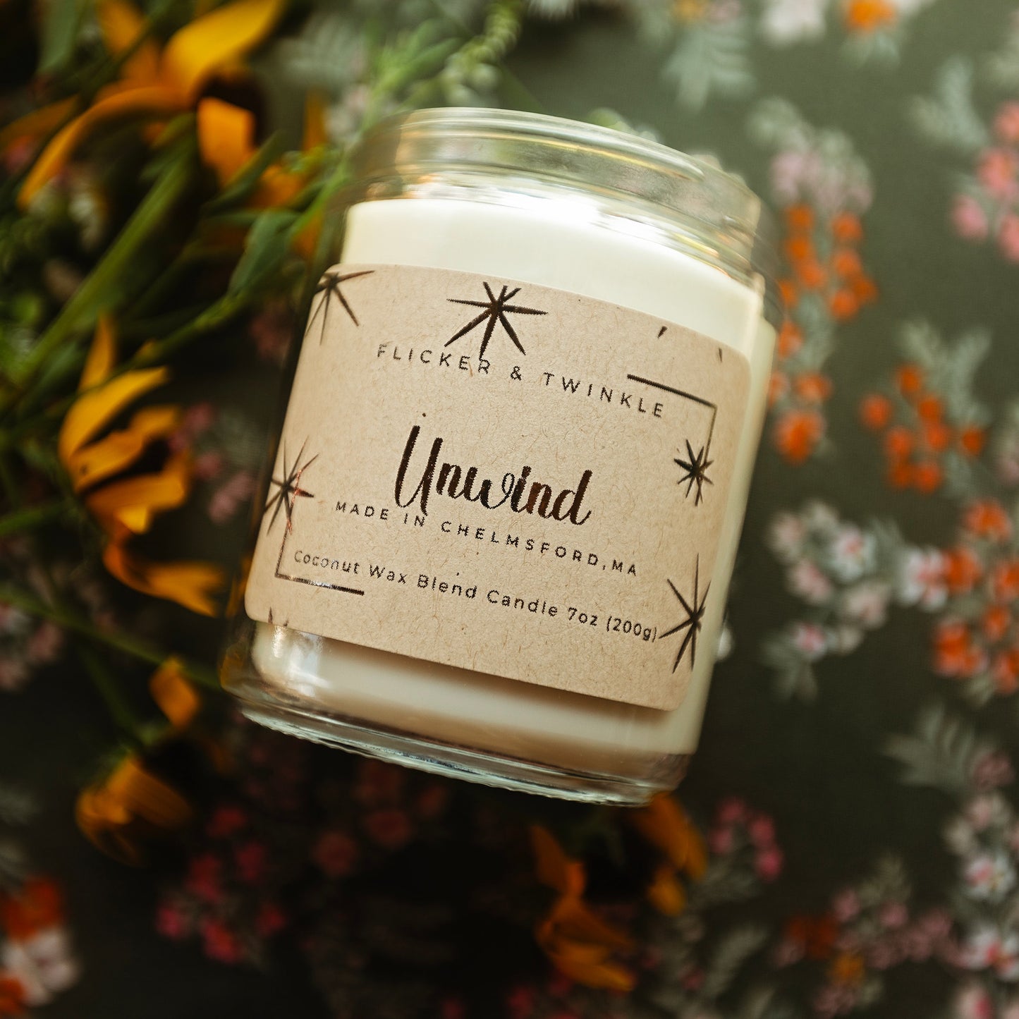 Unwind Coconut Wax Candle